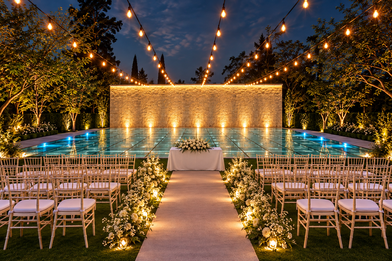Book your wedding day in Oasis Gardens